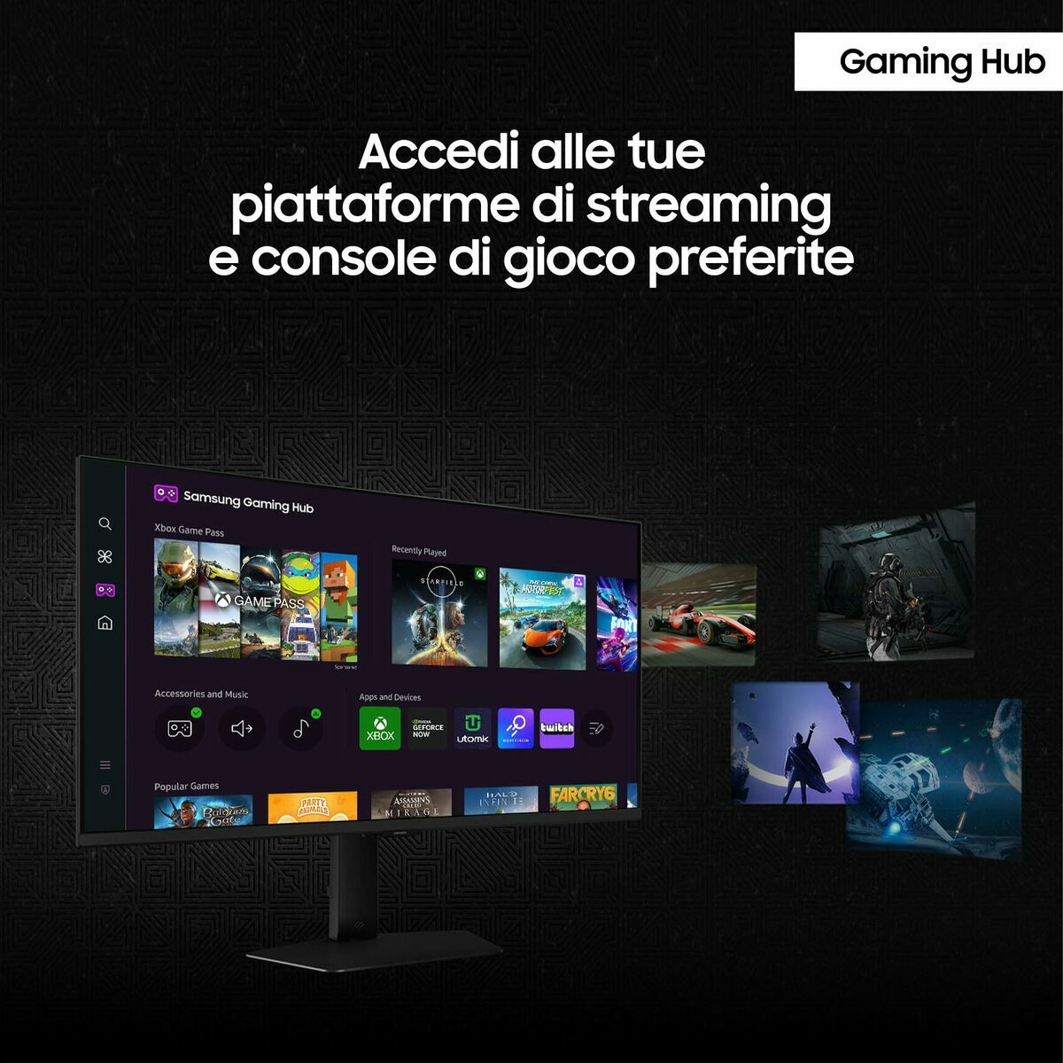 Gaming monitor (herný monitor) Samsung S27DG702EU 27" 4K Ultra HD